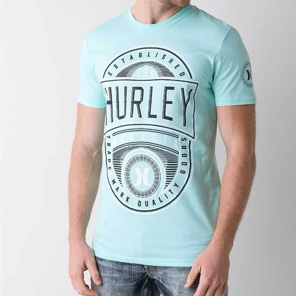Hurley Other - Hurley Graphic Tee in size men’s small aqua/teal